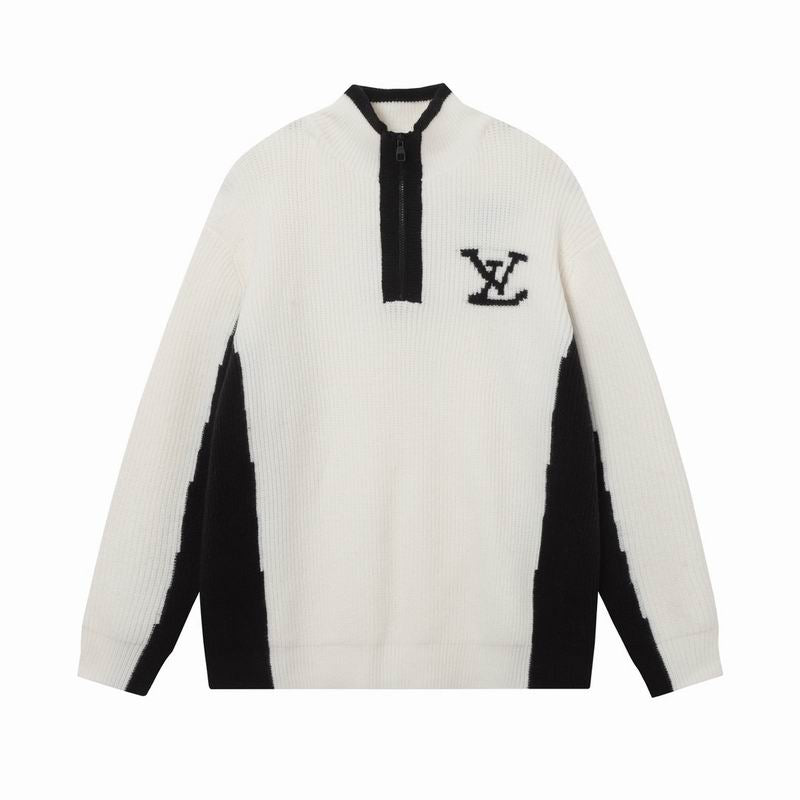 Pull Zip Noir-Blanc