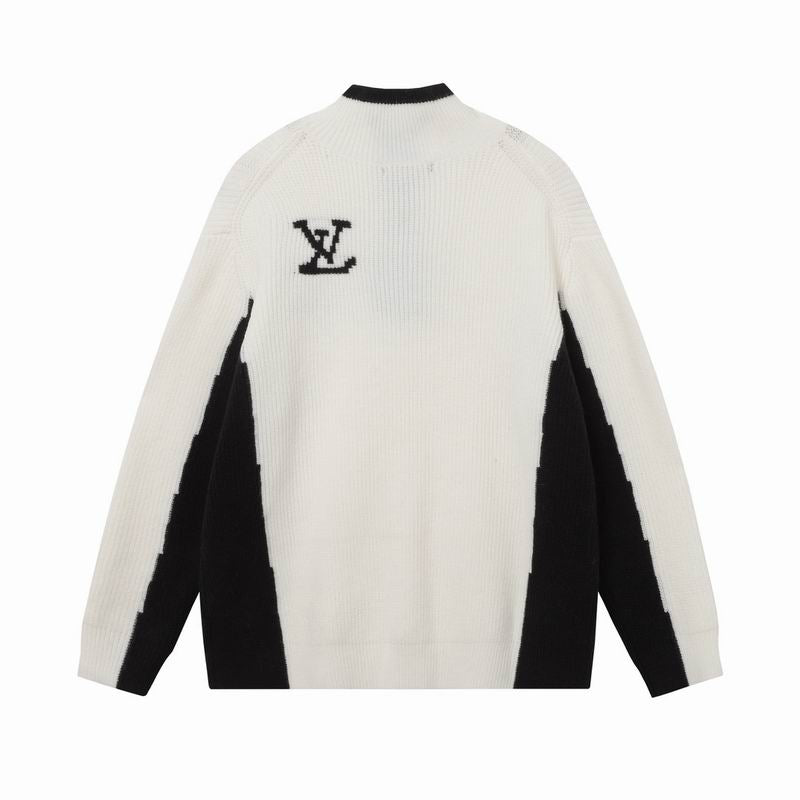 Pull Zip Noir-Blanc